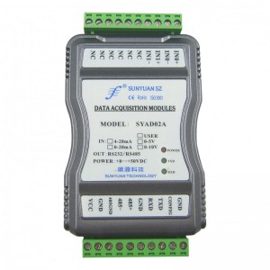 隔離變送器:4-20mA轉RJ45多路模擬信號采集轉換