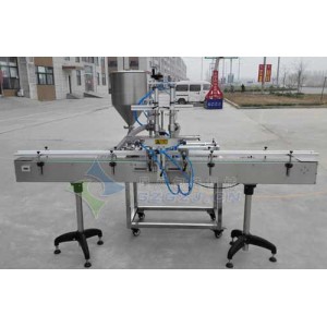 星火風味玫瑰醬灌裝機：雙頭灌裝、大顆粒醬料