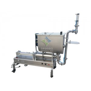 石家莊李錦記下飯醬灌裝機、李錦記辣醬自動灌裝機