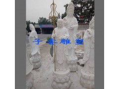 寺廟雕塑定做漢白玉大型地藏王石雕
