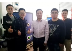 中歐特普馮經理與常州東升檢測鄧總考察、測試球型黑體