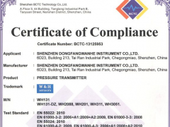 熱烈祝賀萬和儀表取得歐盟CE認證