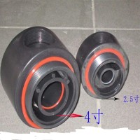 玻璃鋼罐黑二通連接件 1寸口過濾罐黑二通 適用玻璃鋼罐水處理