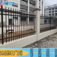 公園金屬圍欄 陽江鐵藝圍墻 惠州廠區外墻鋅鋼護欄價格實惠