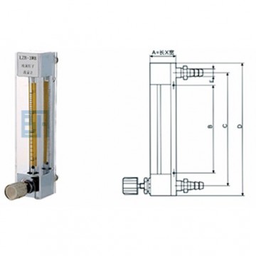 適用于微小流量DK800型玻璃轉子流量