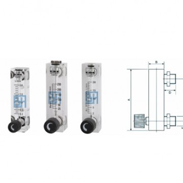 LZT-4T、6T、8T系列面板式流量計