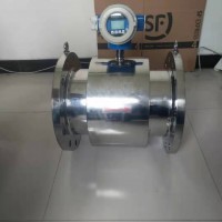 DN250全不銹鋼電磁流量計(jì)四氟襯里，可以當(dāng)鏡子