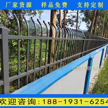 珠海廠房外墻鋅鋼護欄 社區圍墻鐵圍