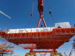 渤海首個千億方大氣田I期海上平臺全部建造完工