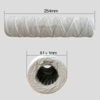 耐高溫脫脂棉線繞濾芯 不銹鋼耐腐蝕脫脂棉芯 10寸清洗過濾芯
