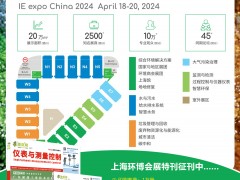 2024年上海環博會4月18~20日在上海舉辦，《儀表與測量控制》應邀參加 E5-M26，歡迎各位領導朋友蒞臨指導........