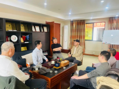 深耕一線暖企心 共話發展謀新篇 --商會走訪勾莊市場會員企業