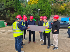 公司黨委書記、董事長任杰赴合肥片區項目調研指導并開展安全環保檢查