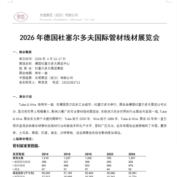 德國杜塞爾多夫國際管材線材展覽會